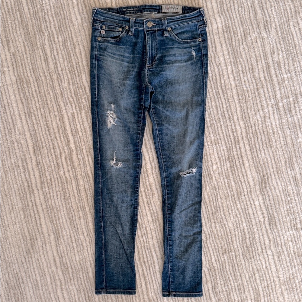 AG Adriano Goldschmied Super Skinny Ankle denim stretchy legging ankle Jeans 26R